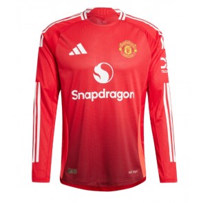 Manchester United Replica Home Stadium Shirt 2024-25 Long Sleeve